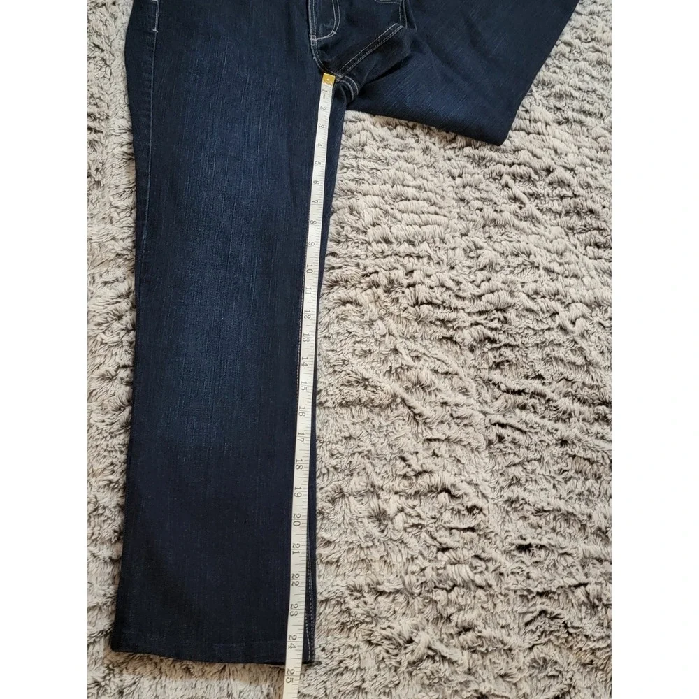 White House Black Market Cropped Dark Wash‎ Denim Jeans Women's Waist 32